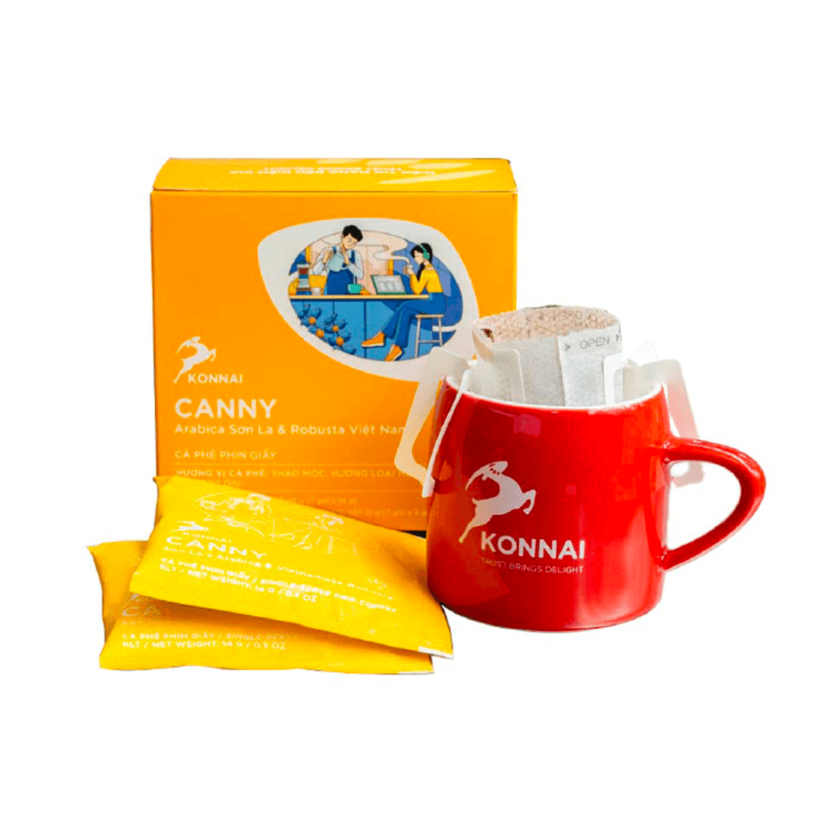 Cà phê phin giấy KONNAI COFFEE